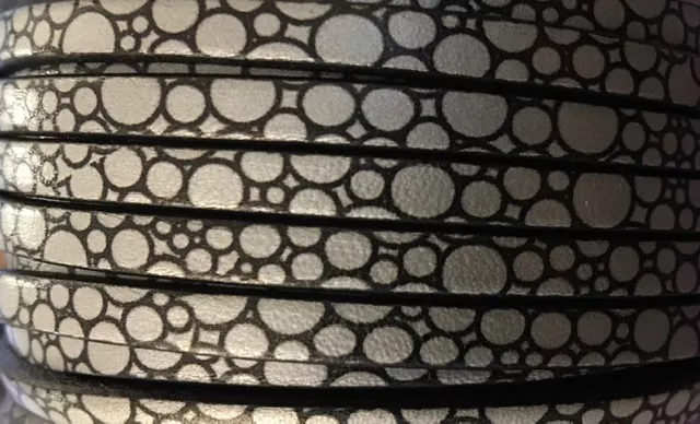 Imprimé veau 5mm - Argent