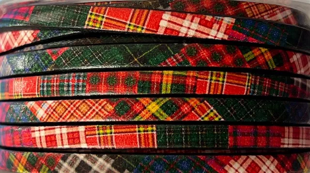 CUIRS DE VEAU IMPRIMES EN 5MM - Rouge