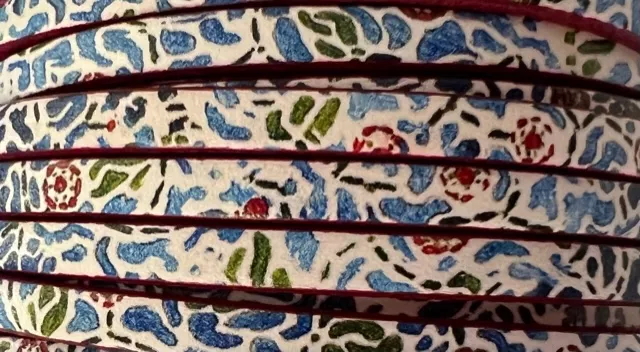 Imprimé veau en 5mm - Bleu