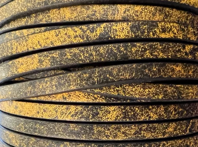 CUIR DE VEAU 5MM VINTAGE - moutarde