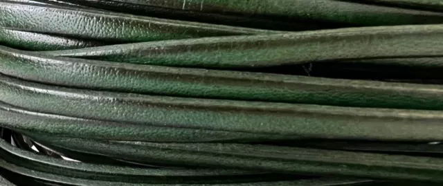 CUIR DE VEAU 5MM ITALIEN - nouvelles couleurs  - Vert