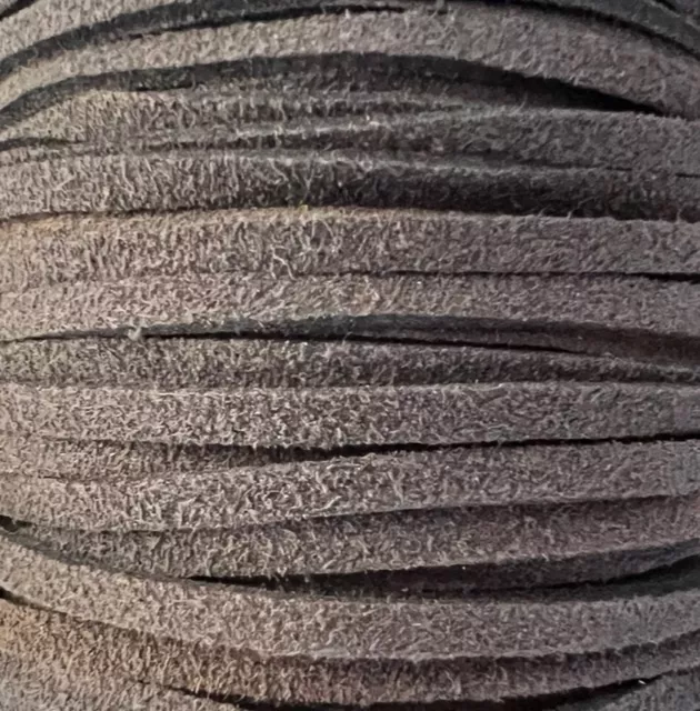 Suède Végan 3.5mm de largeur idéal pour sautoir - Violet