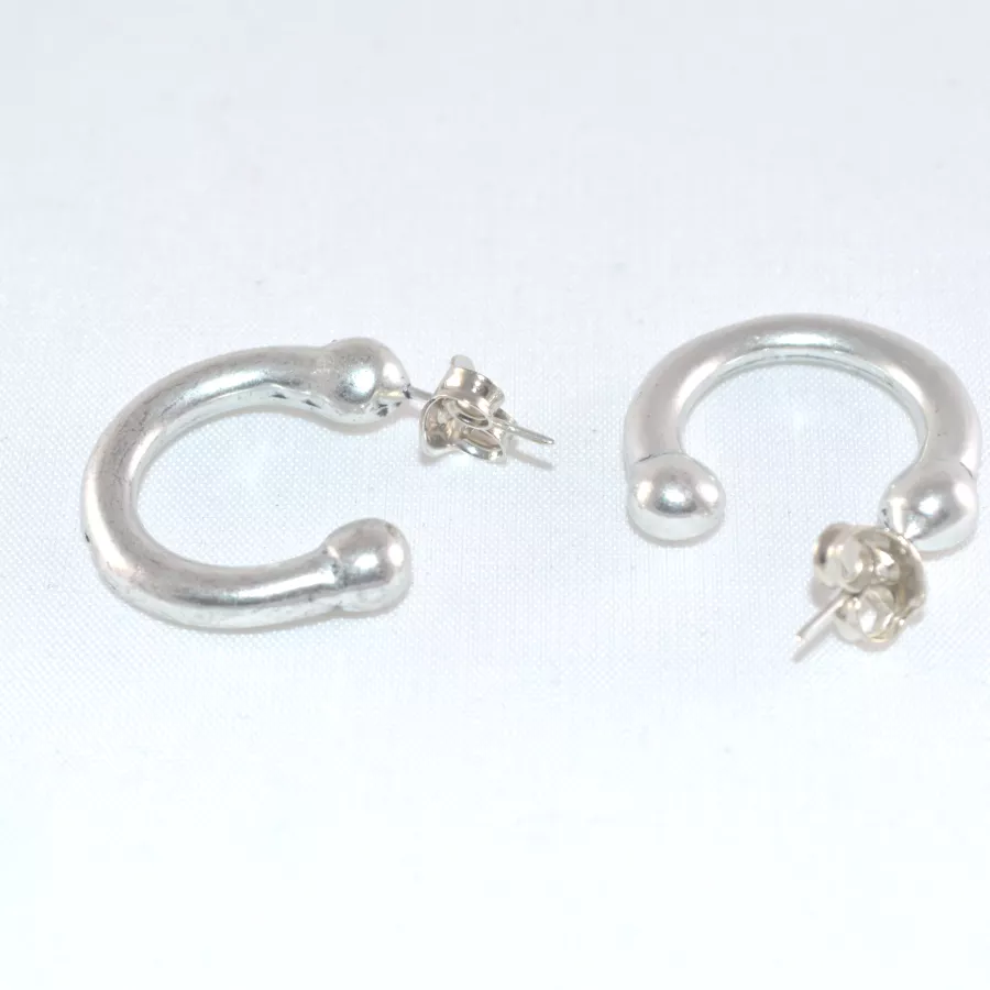 Boucles d'oreille demi-créole 