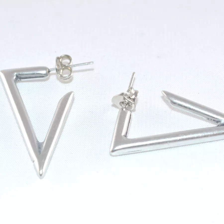 Boucles d'oreilles à clous en triangle