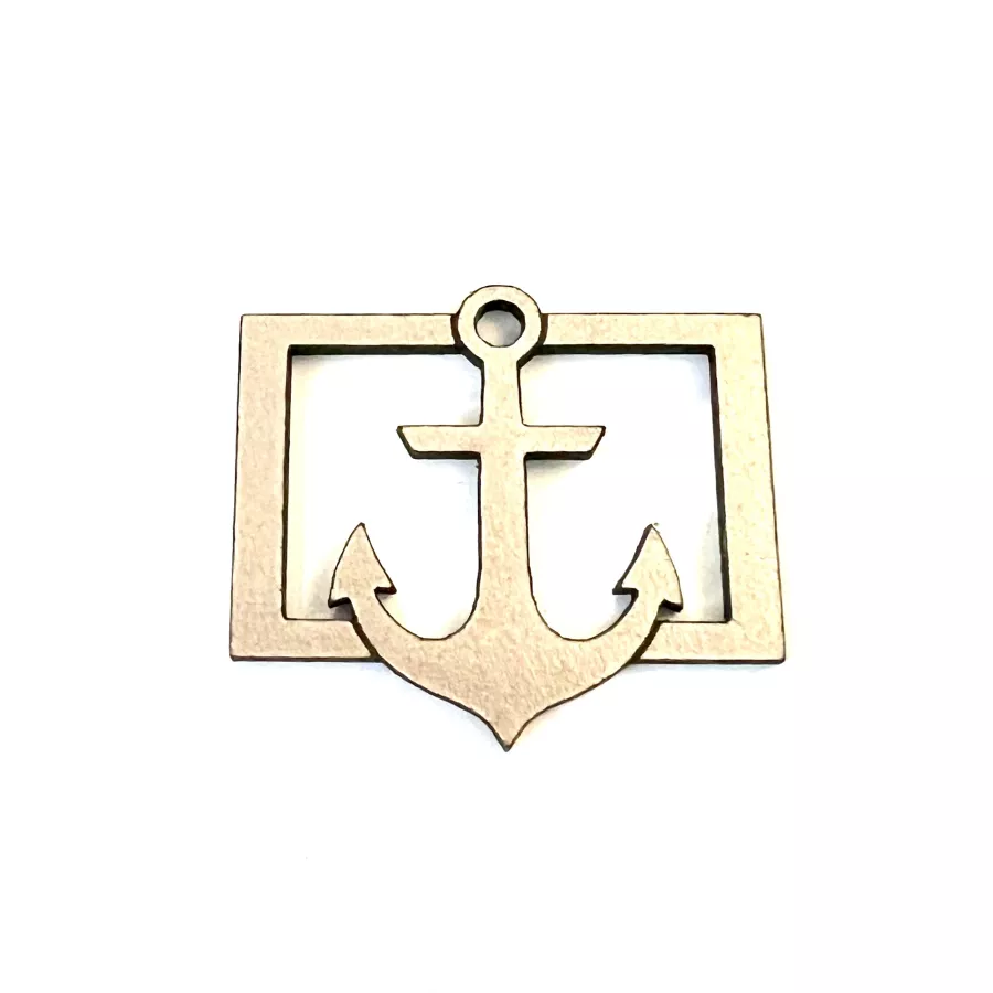 Passant en cuir pour cuir 20mm - Argent