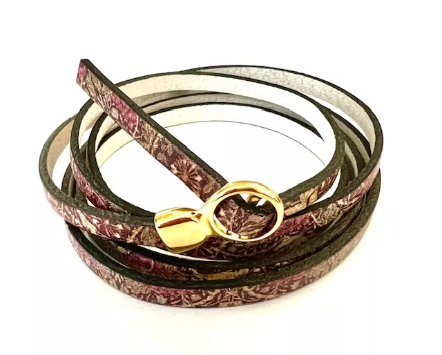 Fermoirs Boucle pour cuir 5mm - Or