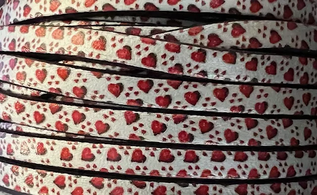 Cuir de veau imprimé en 5mm-NOUVEAUTES - Argent