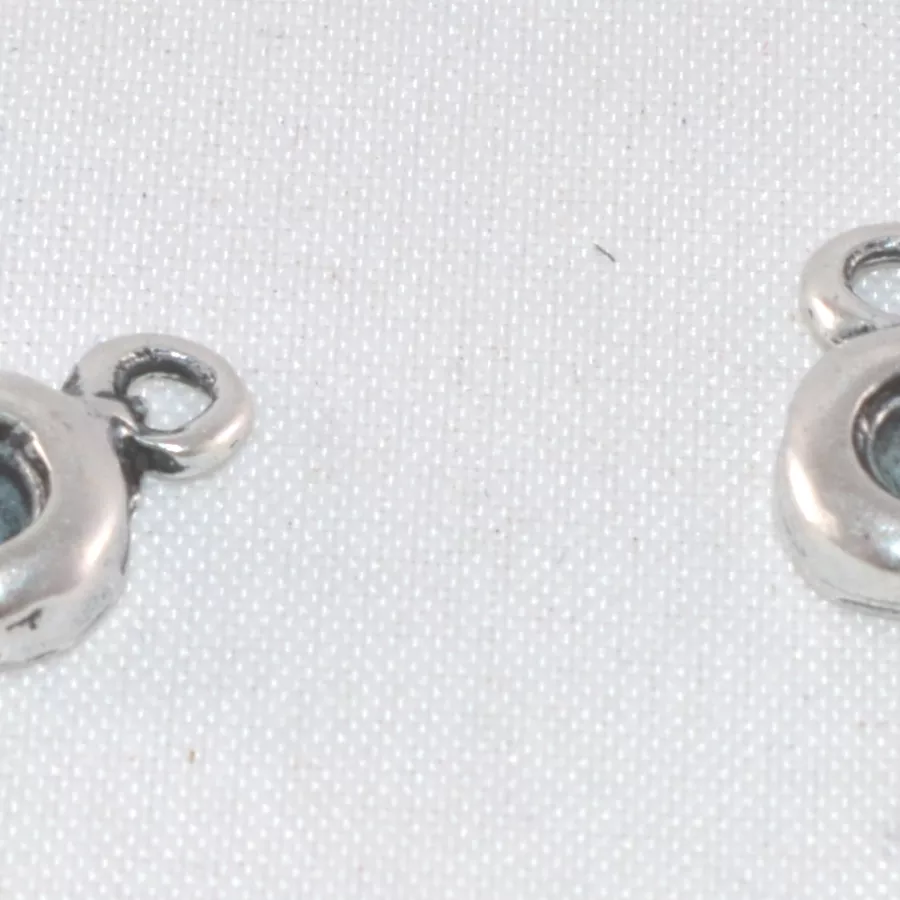 Pendant médaille à strasser