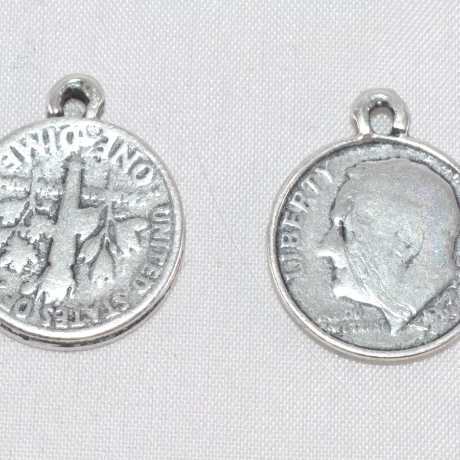 Pendant pièce de monnaie Americaine