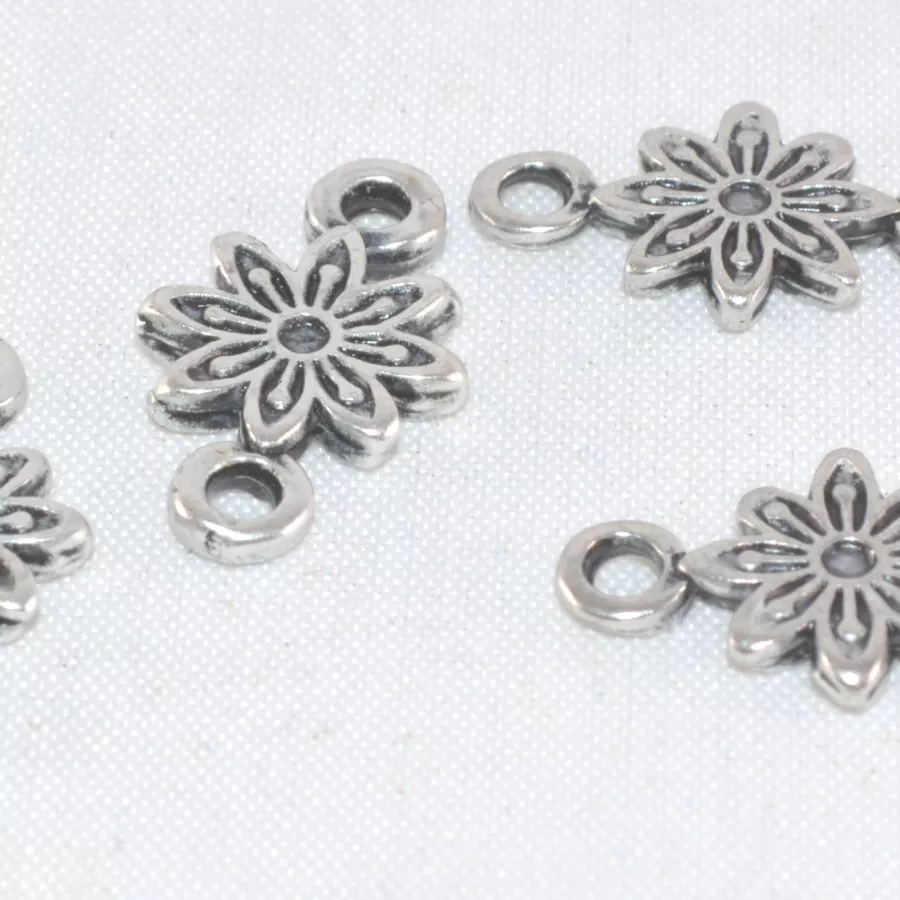 Fleur intercalaire avec 2 anneaux