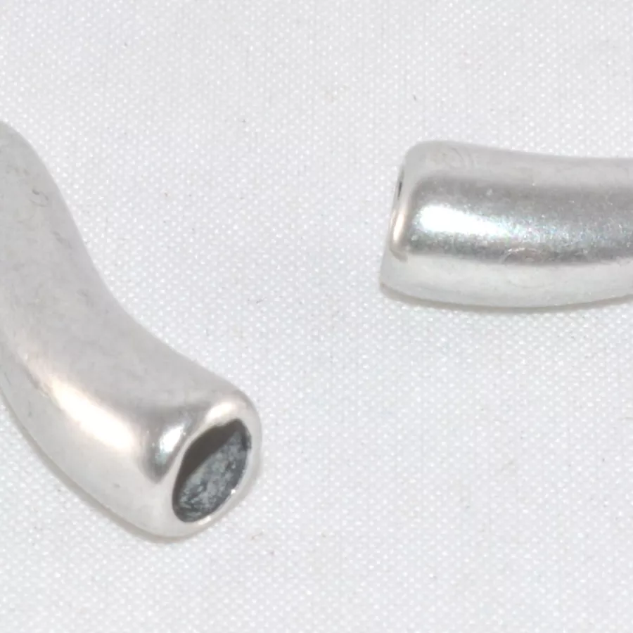 Fermoir crochet pour cuir rond 4mm