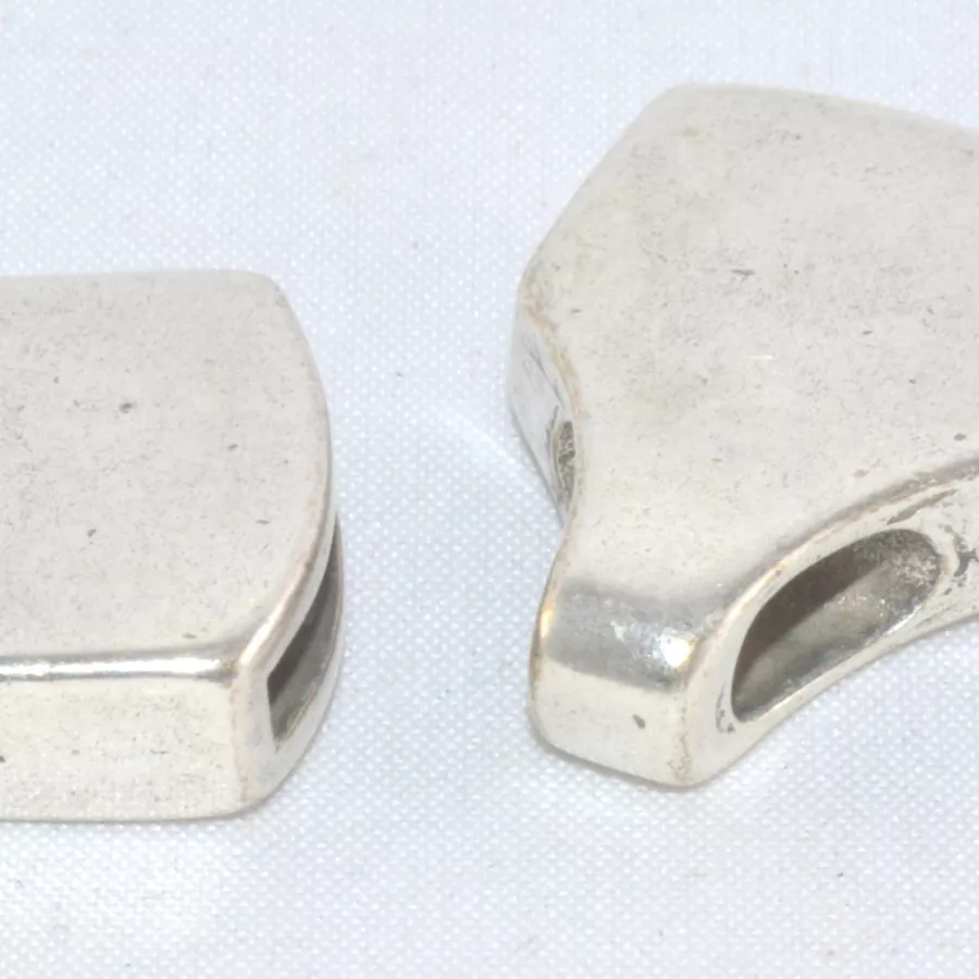 Fermoir crochet  pour 15mm cuir plat