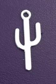 Pendant Cactus en laiton plaqué en France - Argent