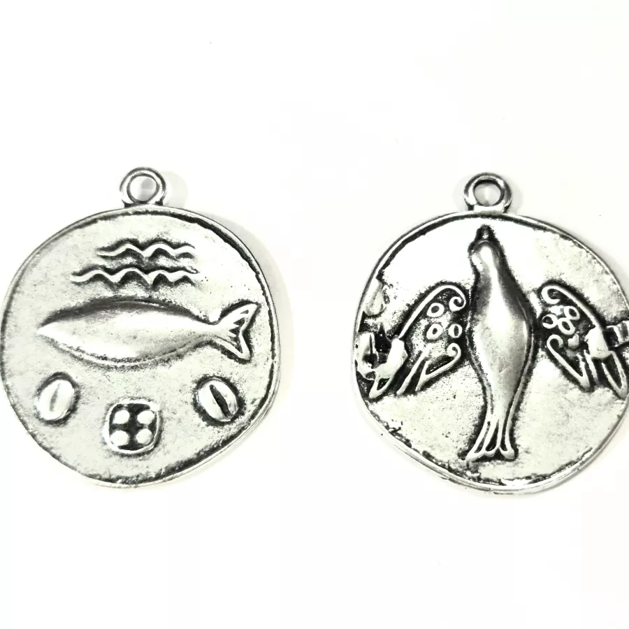 Pendant double face animaux