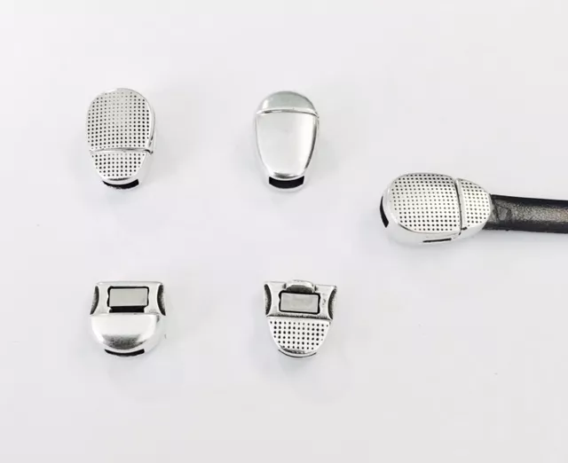 Fermoir aimanté en  5mm, double face, argent ou or, ouverture facile - Argent