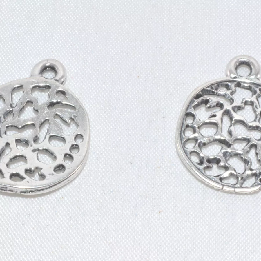 Pendant médaille filigranné