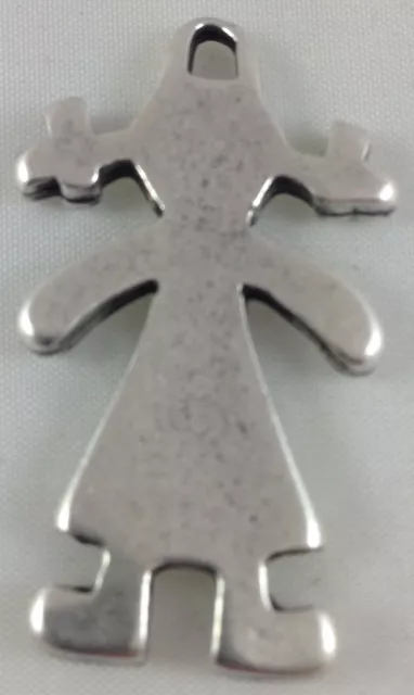 Pendant fille avec tresses