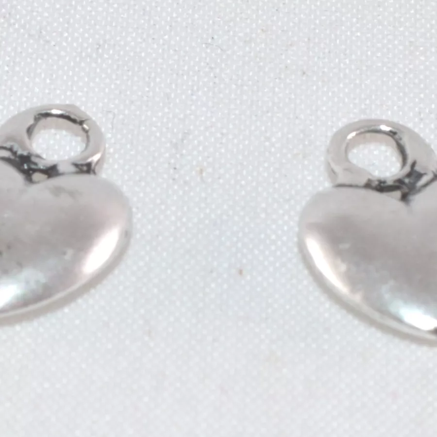 Pendant coeur double face