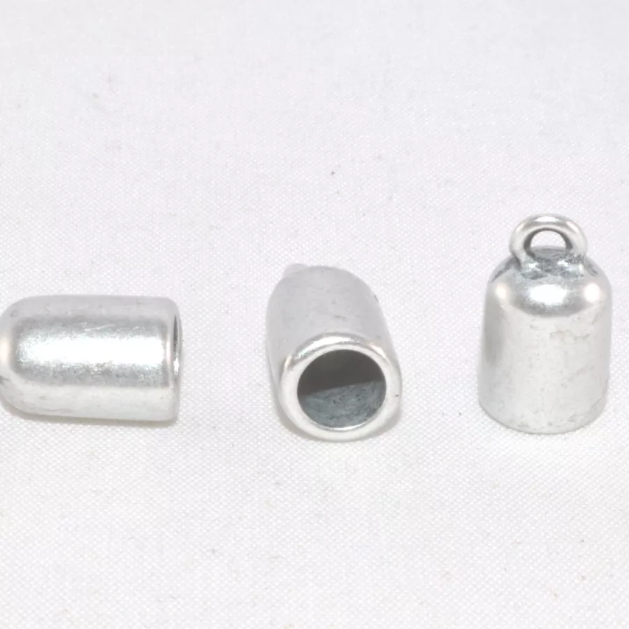 10 Cloches 5mm pour cuir rond