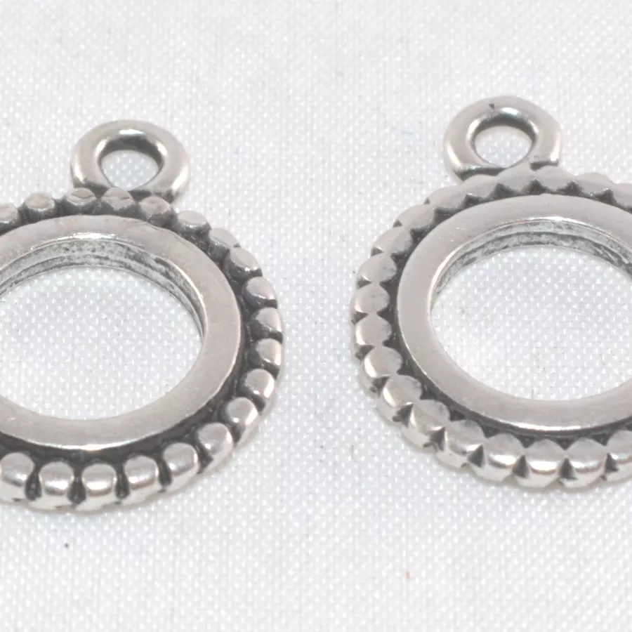 Pendant cercle avec motif