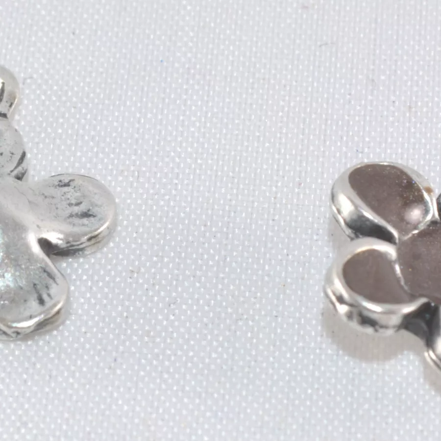 Pendant fleur émaillée