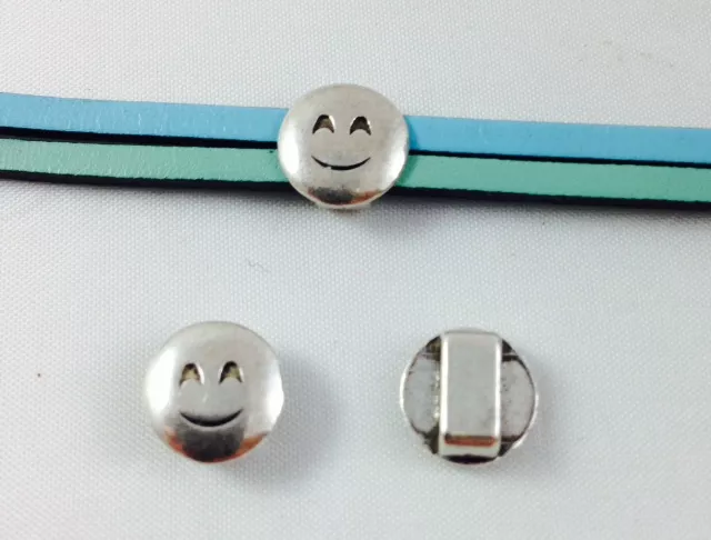 Passant emoticone 6mm en étain