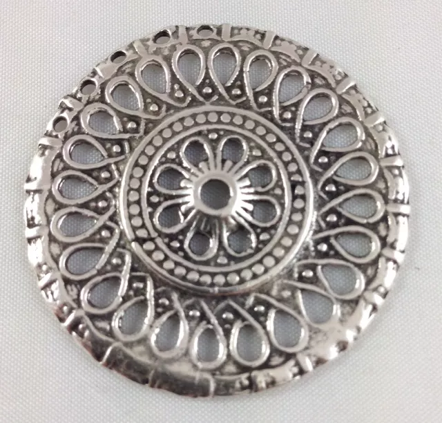 3 Intercalaires filigranes en étain plaqué argent