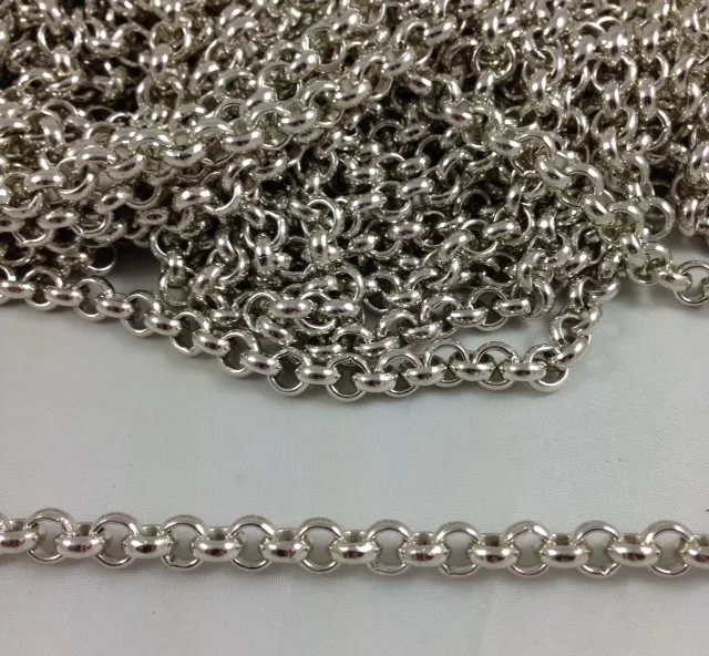 Chaine jaseron en aliminium doré ,7.55mm