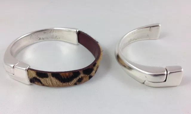  Fermoir demi jonc pour cuir 10mm