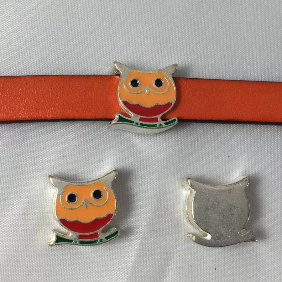 Passant 10mm Hibou émaillé