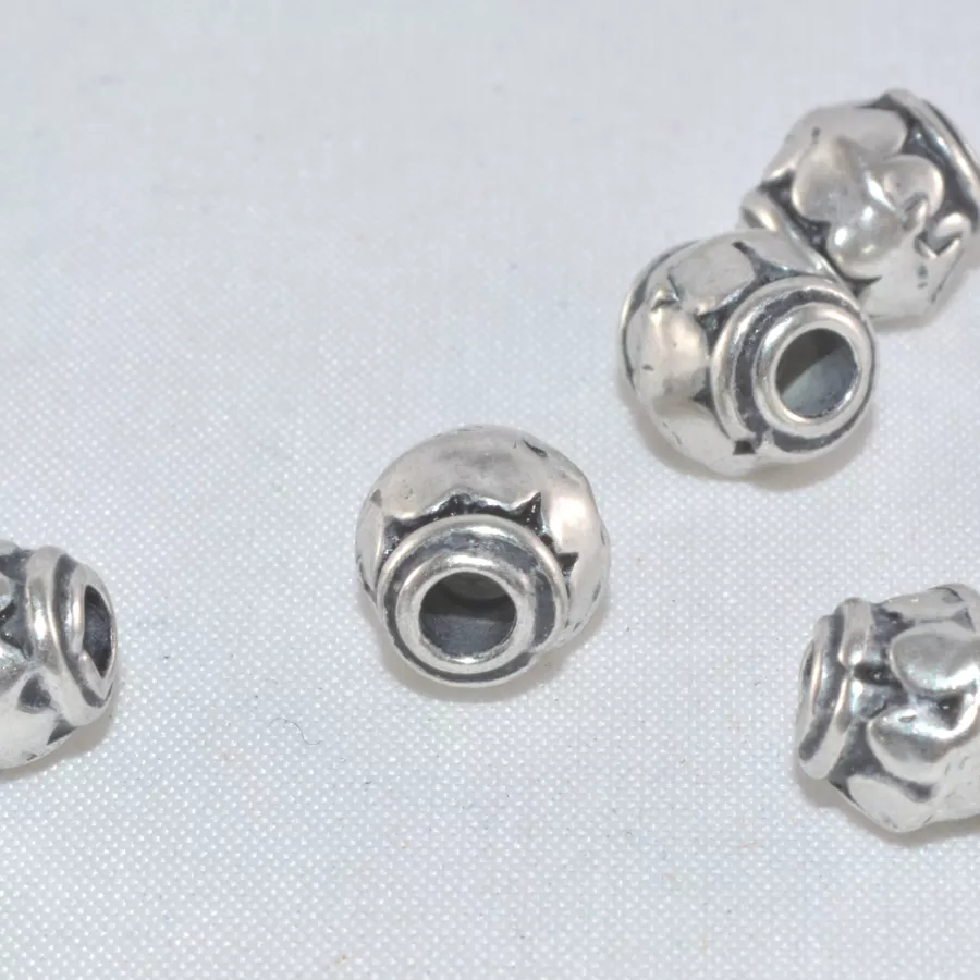  Perles avec motif 7mm trou :  2.90 MM