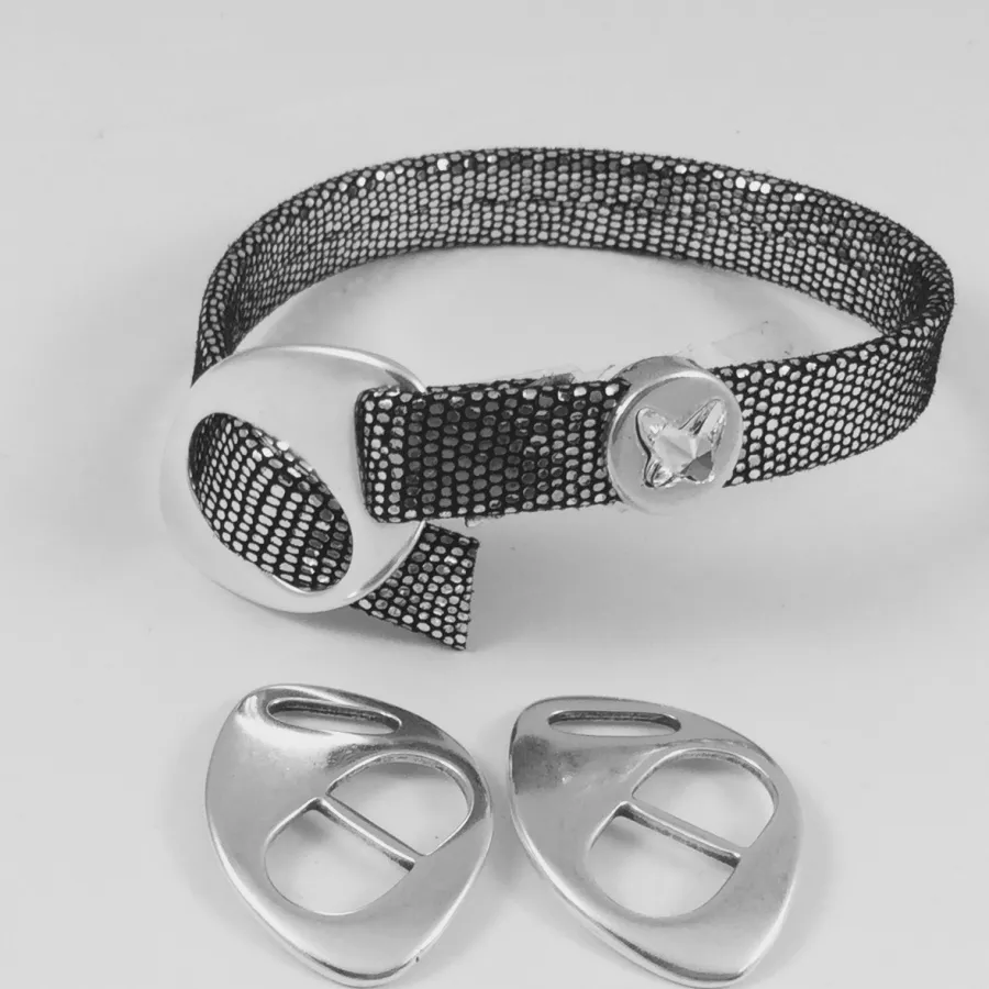 Fermoir boucle pour cuir 10mm