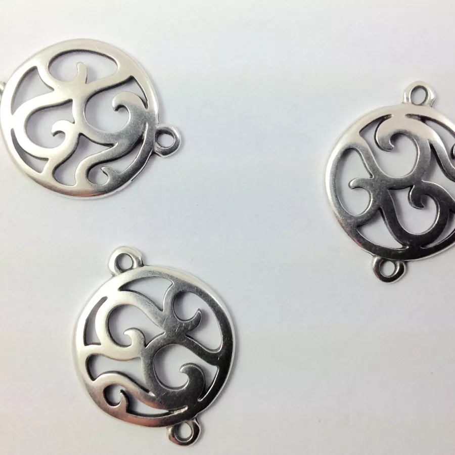 Intercalaire filigranne avec 2 anneaux