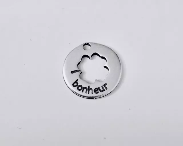 Pendant trèfle 4 feuille bonheur