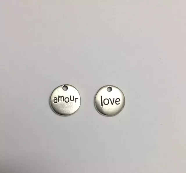 Pendant Amour-Love double face