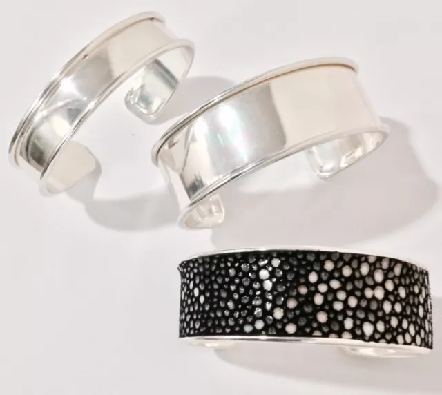 Bracelet Jonc 10mm PLAQUE 10 Microns EN FRANCE