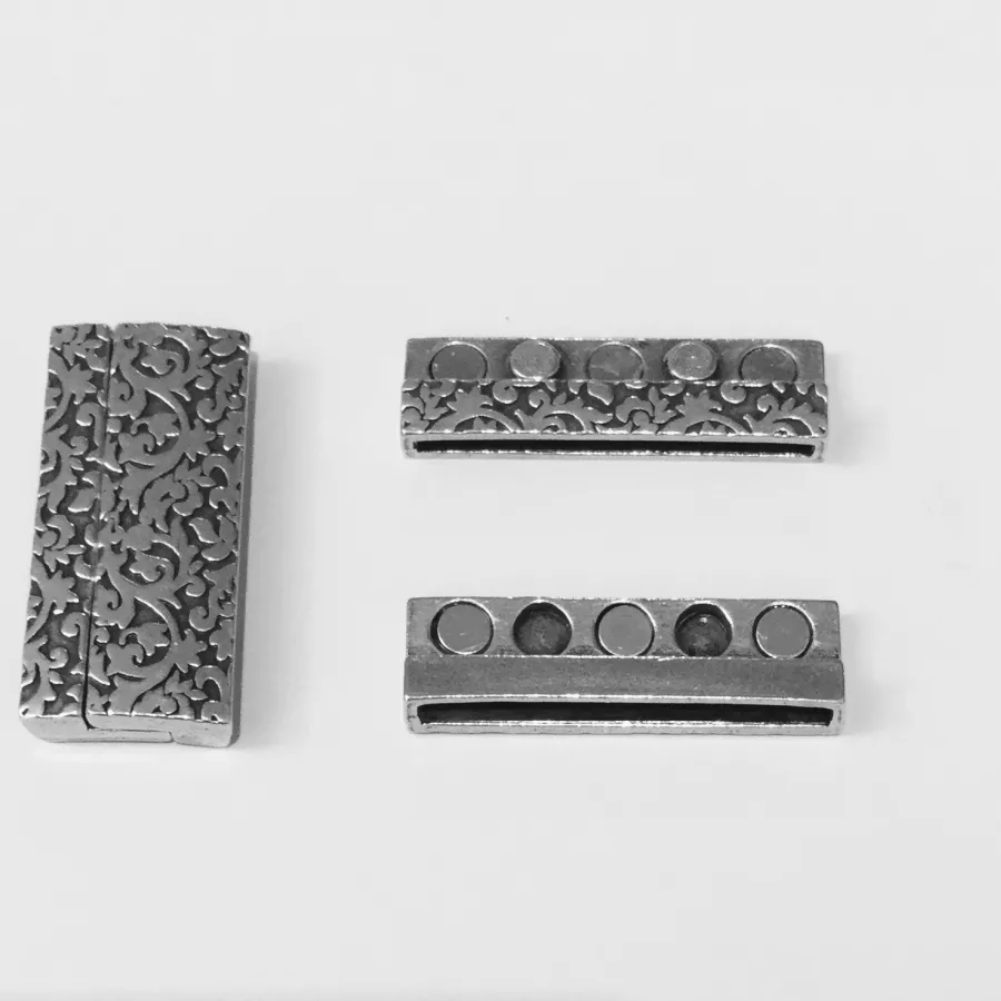 Fermoir aimanté 37mm avec motif 