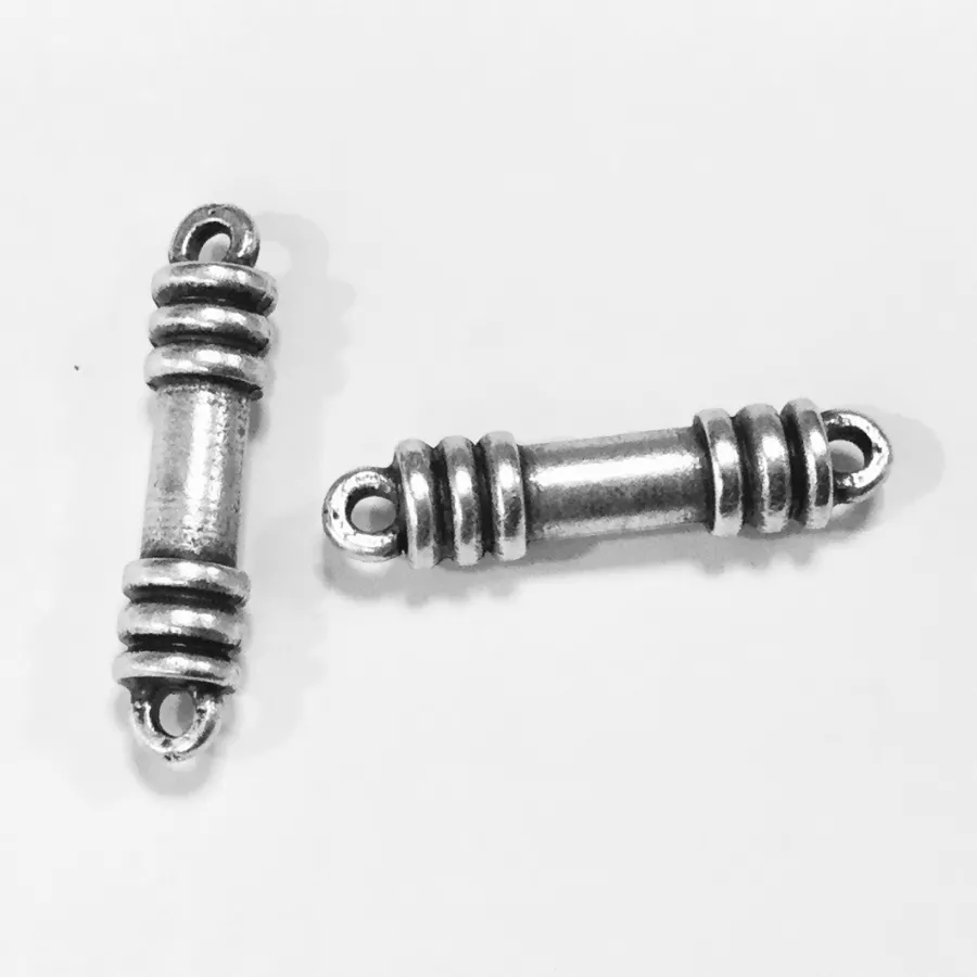 Intercalaire bâton travaillé avec 2 anneaux