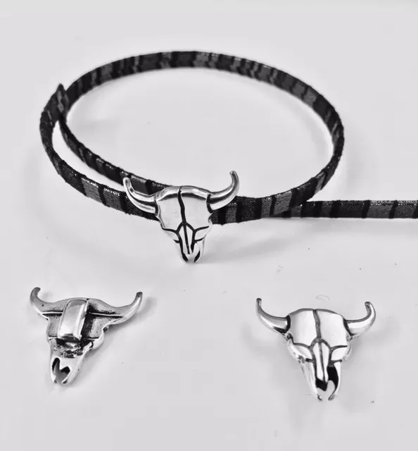 Passant crâne de taureau 5mm