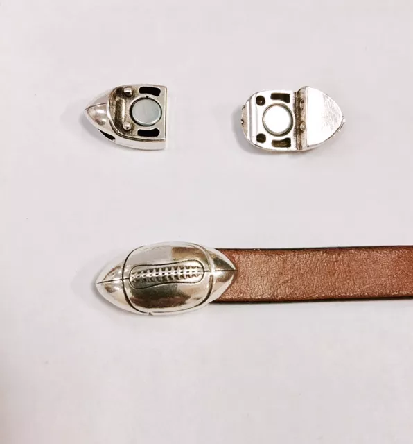 Fermoir aimanté 10mm Ballon de Rugby