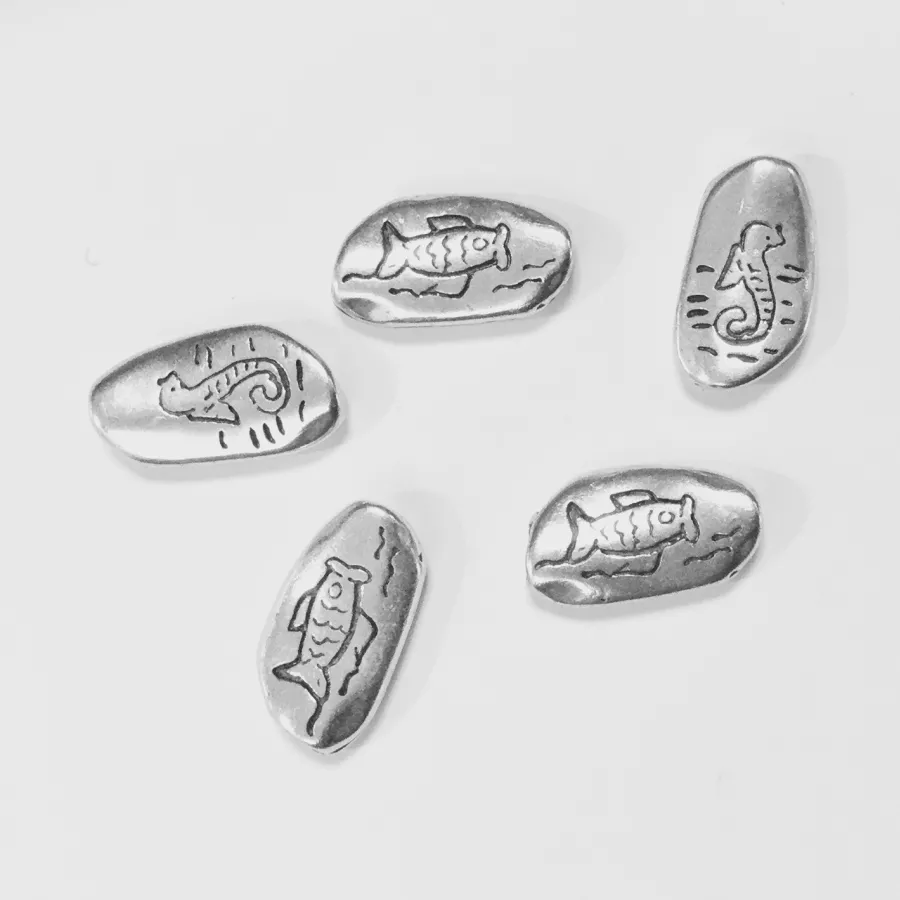 intercalaire traversant motif poisson