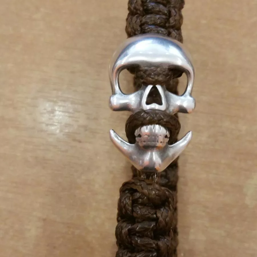 Fermoirs type ancre Tête de Mort