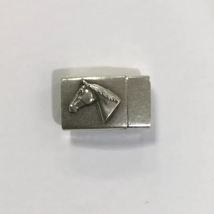 FERMOIRS AIMANTES ETAIN 10MM CHEVAL