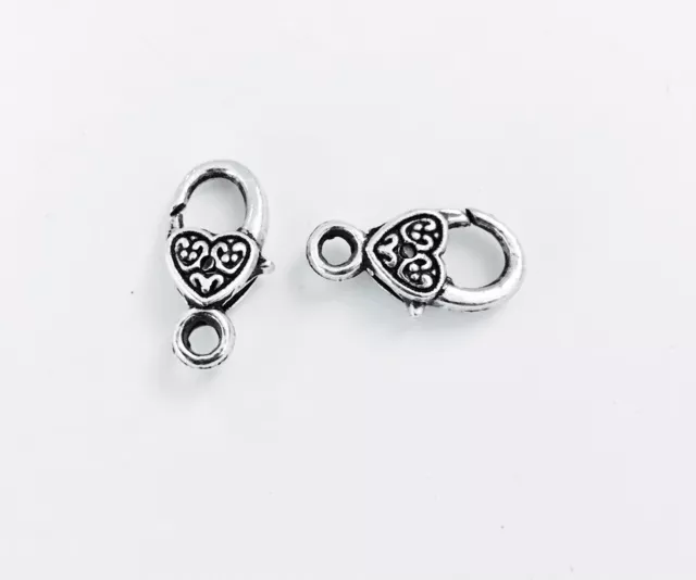 Petit mousqueton avec motif élégant 17 mm