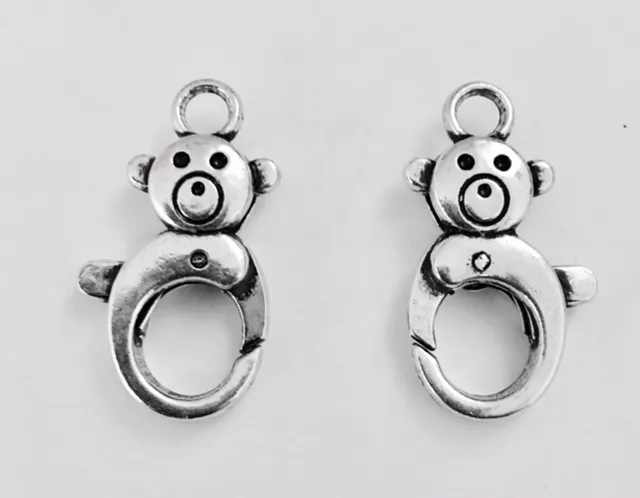 Mousqueton ourson pour enfant, double face