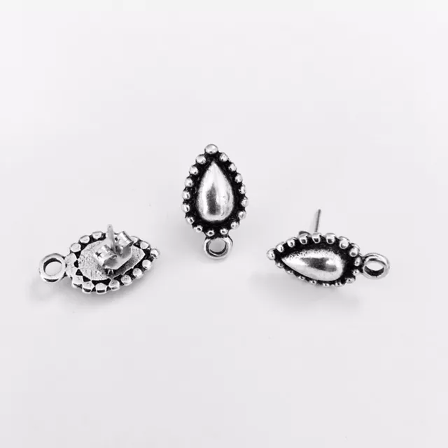 Boucles d'oreilles poire à clous