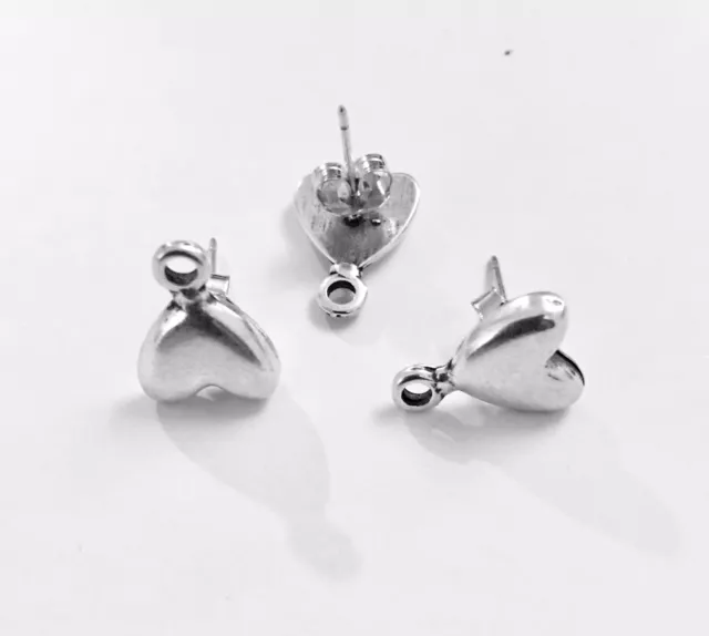 Boucle d'oreille en forme de coeur