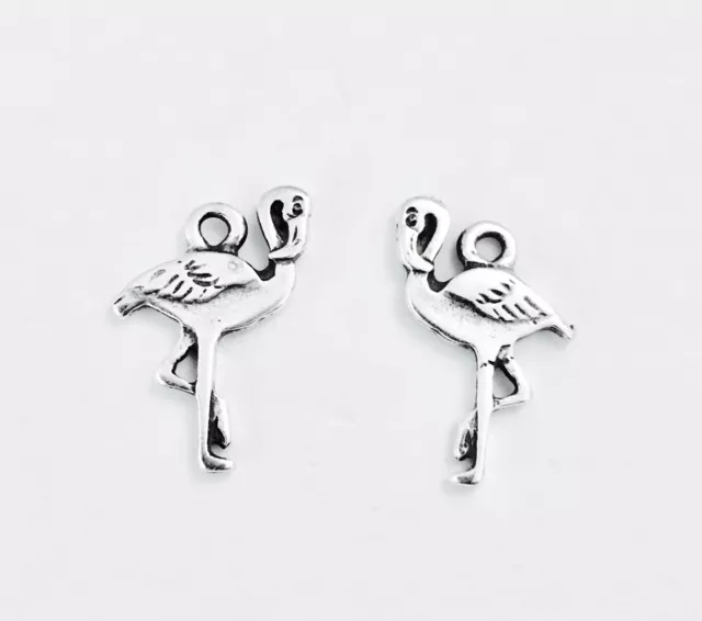 Pendant Petit Flamand rose, exclusivité Idil, 20mm, double face 