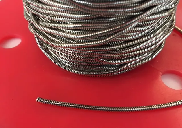 Chaine serpent en laiton plaqué argent 10 microns FR