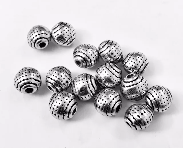 Perles de 7mm en zamac 